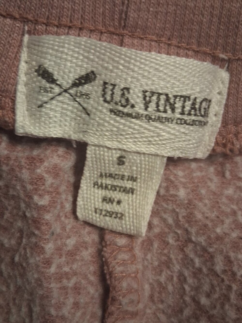 Great Smoky Mountains Tennessee Size S Graphic Joggers Sweatpants Dusty Rose - Picture 3 of 8